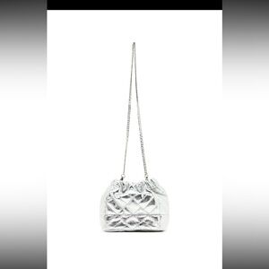 Zara silver purse